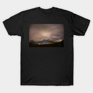 Snowdon peaking through the clouds T-Shirt